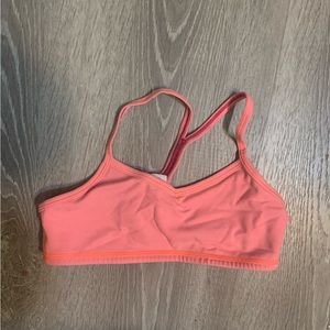 IVVIVA athletics size 8 girl bra coral pink color